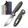 IOKO Pocket Knife Two-Tone G10 Handle, High-Quality D2 Blade